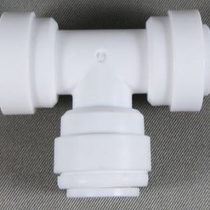 TEE,(2)1/4 TUBE OD X (1)3/8 TUBE OD ON THE RISE