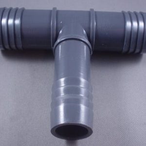 TEE,PVC,(3)1 IN BARB....