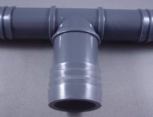 TEE,PVC,(3)3/4,GRAY