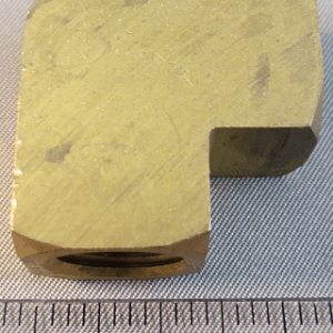 ELBOW,90DEG,BARSTOCK,1/4FP X 1/4FP,BRASS