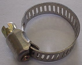CLAMP,HOSE,SCREW TYPE,#6,1/2 TO 1,SS