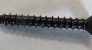 SCREW,SHEET METAL,PHILLIPS C/S,#6 X 1,SS,BLACK