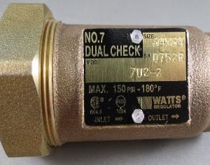VALVE,CHECK,DUAL,3/4,SERIES 7