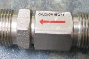 VALVE,CHECK,SINGLE,3/8MF X 3/8MF,SS