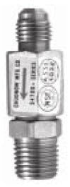 VALVE,CHECK,W/J HOOK,1/4MF X 1/8MP