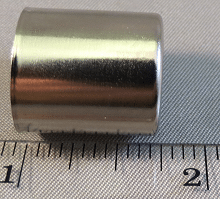 FERRULE,BRASS,,.550ID X .750LONG,W/.335 HOLE