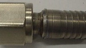 ADAPTER,1/2 BARB X 3/8 FF SWIVEL,SS