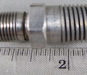 ADAPTER,1/4MP X 1/8MP,SS