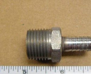 ADAPTER,3/8BARB X 1/2MP,SS