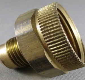 GARDEN HOSE,3/4FEMALE GH X 3/8MF,BRASS