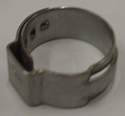 CLAMP,STEPLESS,17.0MM,SS,FITS .635 TUBE..