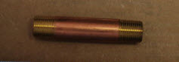 NIPPLE,3/8PIPE X 3IN LONG,SS