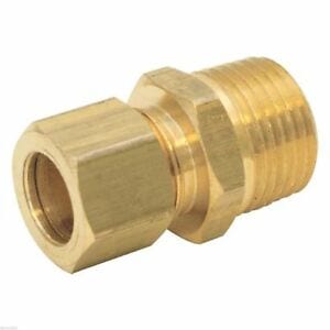 UNION,REDUCING,3/8COMP X 1/2COMP,BRASS