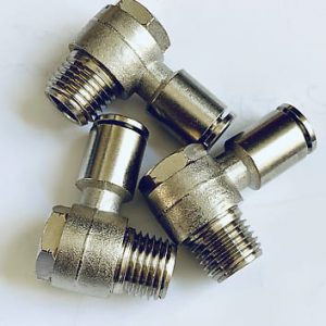 TEE,1/4FEMALE SWIVEL X 1/4MPT X 1/4MPT (RISE),BRASS